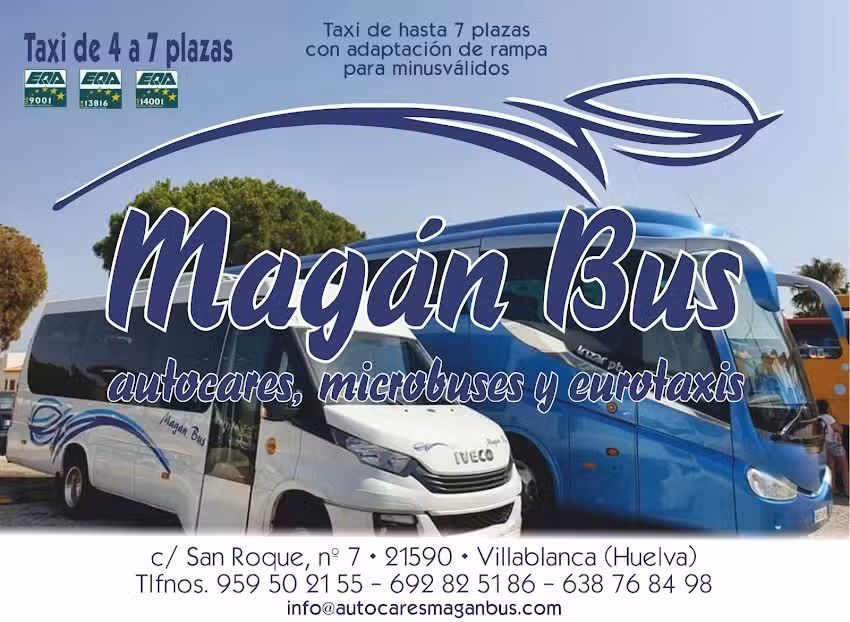 Autocares y taxi Mag&aacute;n Bus, sl