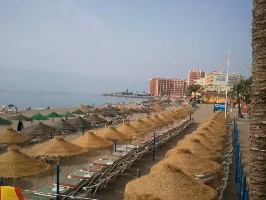 Carrasco Beach hamacas Benalmadena