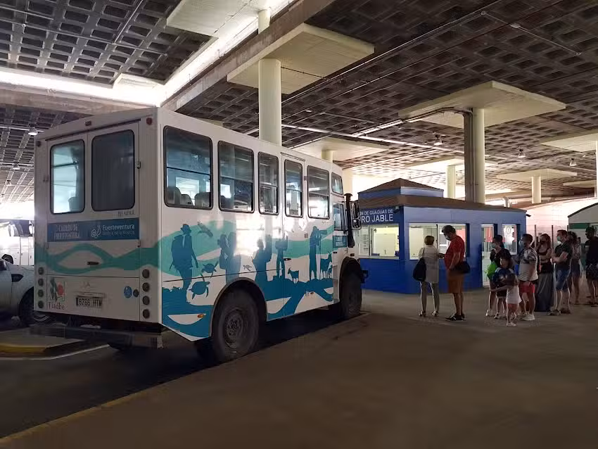 Estaci&oacute;n de guaguas de Morro Jable