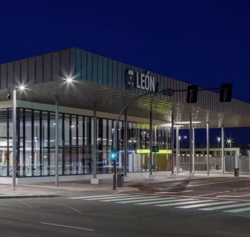Estaci&oacute;n de tren de Le&oacute;n