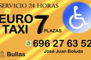 Eurotaxi 9 plazas en Bullas