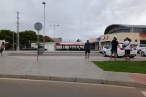 Parada de &laquo;Estaci&oacute;n Centro&raquo; &ndash; Pidetaxi San Fernando