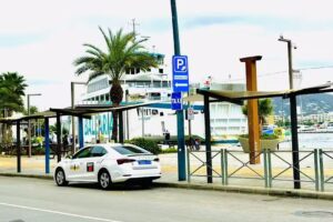 Parada de taxis puerto