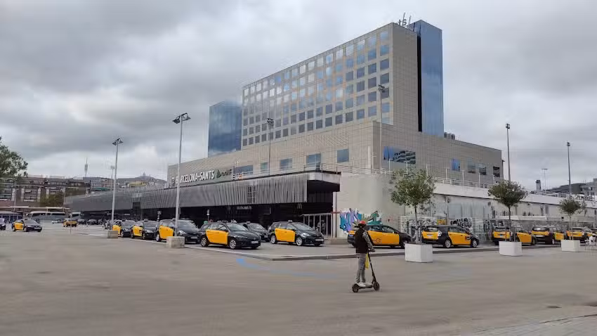 Parada taxi Barcelona-Sants
