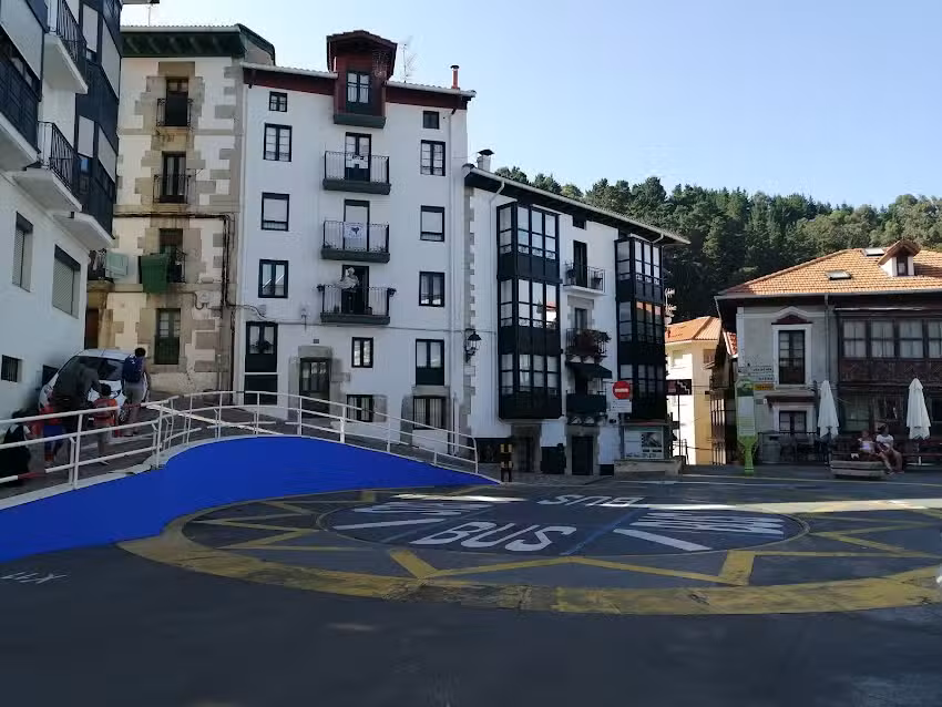 Plataforma giratoria de autobuses