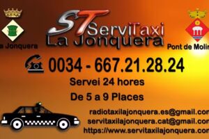 Servitaxi La Jonquera – Radio Taxi La Jonquera – Taxis de 1 a 9 Plazas.