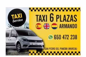 Taxi 6 plazas San Pedro del Pinatar