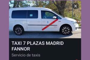 TAXI 7 PLAZAS MADRID FANNOR