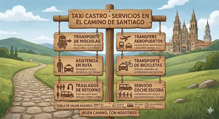 Taxi Castro Palas de rei, Lugo