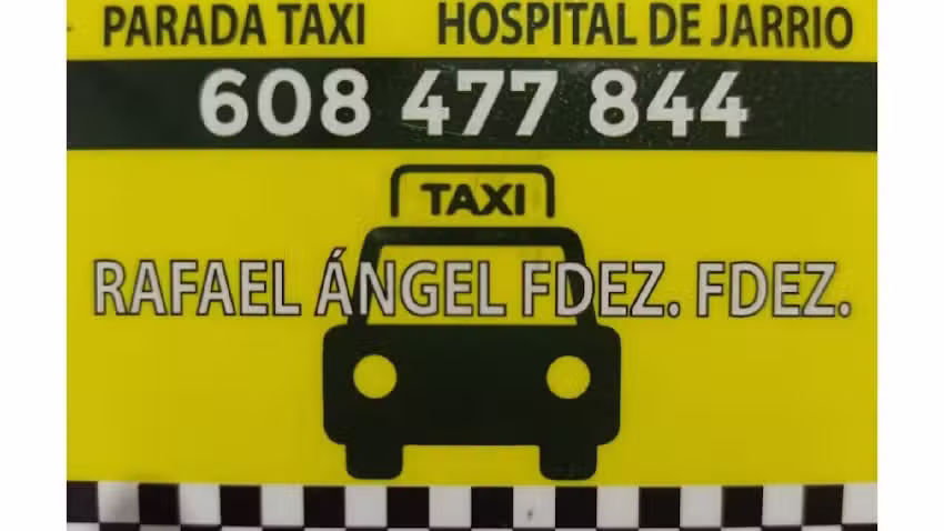 Taxi Coa&ntilde;a Rafa Taxi Jarrio