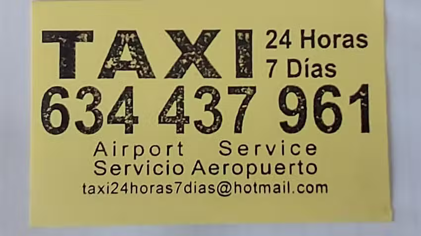 Taxi Denia. 26