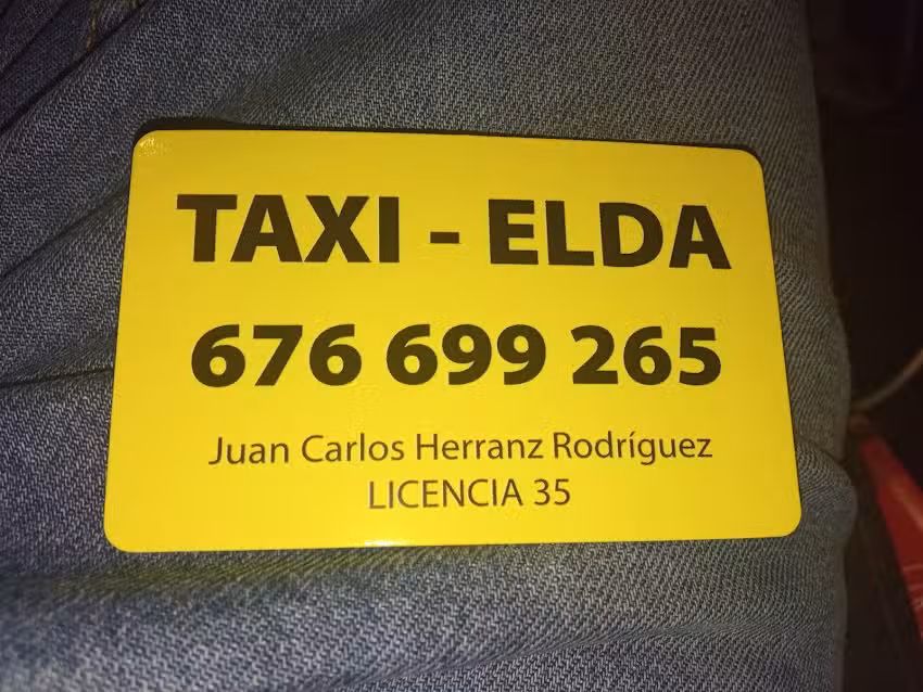 Taxi Elda N&deg; 35