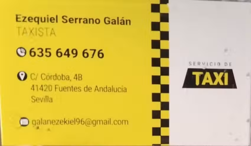 Taxi Ezequiel 8 plazas