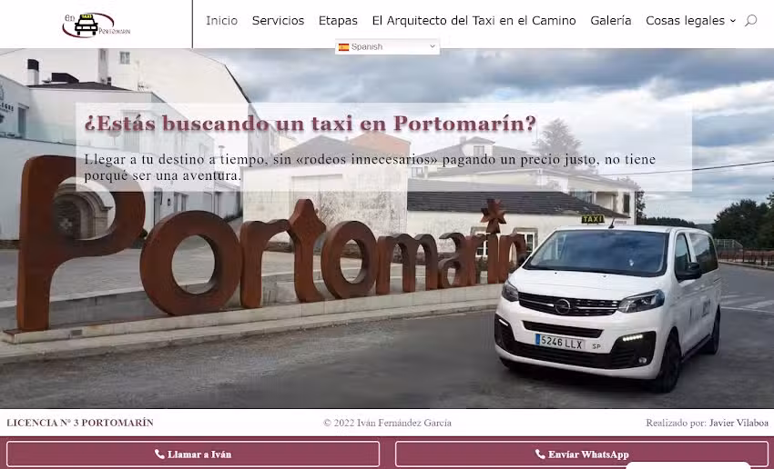 Taxi Iv&aacute;n en Portomar&iacute;n