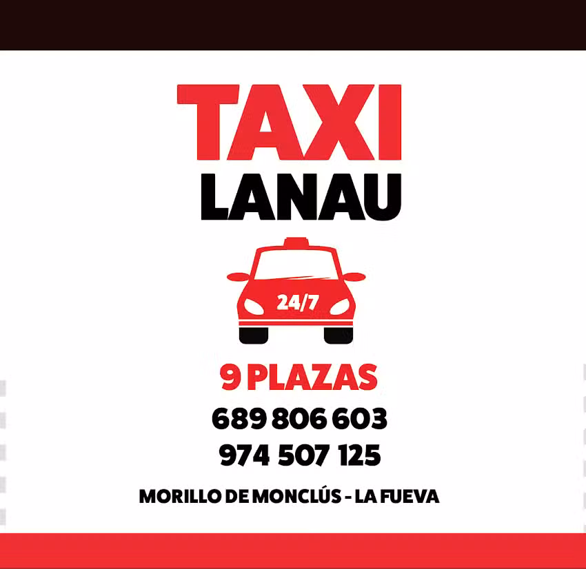 Taxi Lanau &ndash; Taxis Sobrarbe