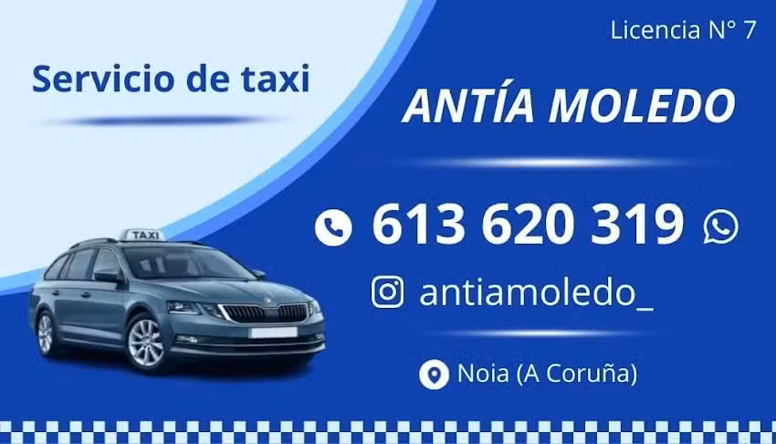 Taxi Noia Ant&iacute;a Moledo