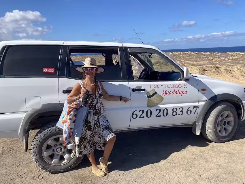 Taxi Safari excursiones Guadalupe