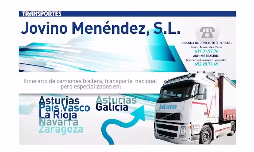 Transportes Jovino Men&eacute;ndez S.L.